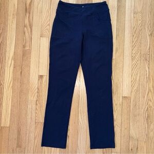 Yogipace Navy Blue Women's Small Straight Leg Pants, Yoga, Workout